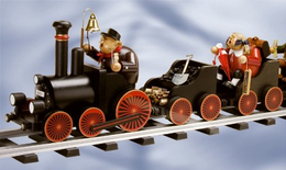 Eisenbahnwagen f�r Kantenhocker  -  ca. 13cm H�he